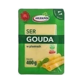 Сир нарізка Гауда млекпол 400гр (24)