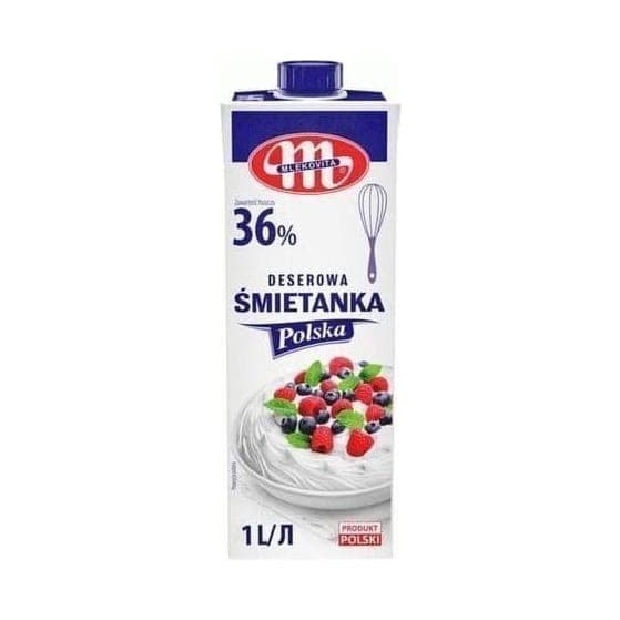 Вершки Млековіта 36% 1л (12)